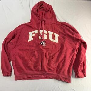 Vintage FSU Red Pullover Hoodie Sweatshirt